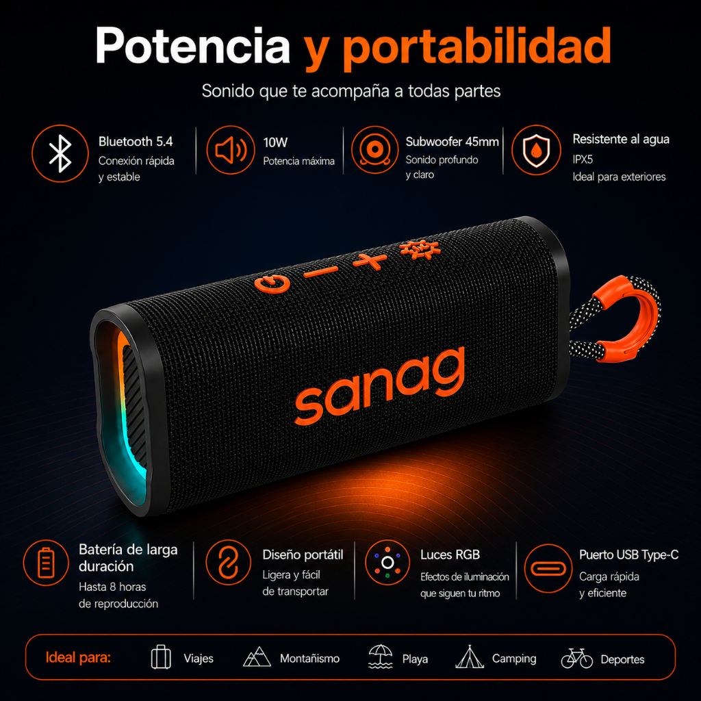 SMARWATCH HONOR CHOICE 2 EPIC AMOLED + BOCINA SANAG M15 (NEGRA)