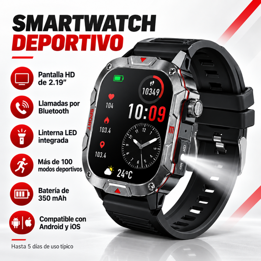 Smartwatch Deportivo + Xiaomi Redmi Buds 6 Play