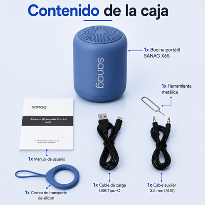 Smartwatch Filwans GTR AMOLED con Llamadas Bluetooth + Bocina Sanag X6S EXTRA BASS con Hasta 24 Horas de Batería