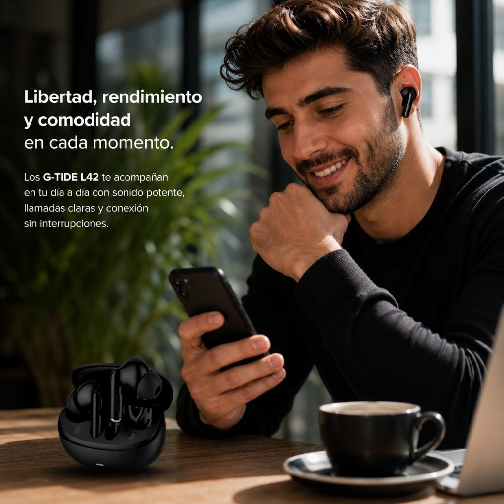 AUDIFONOS G-TIDE L42 (NEGRO) + SMARWATCH HONOR CHOICE 2 EPIC AMOLED + BOCINA G-TIDE SV30 (NEGRO)