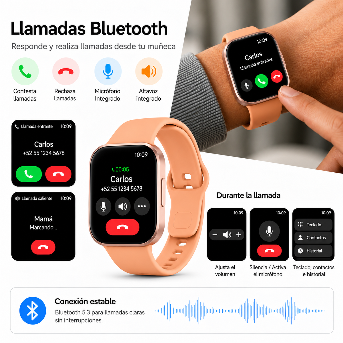 SMARTWATCH XIAOMI REDMI WATCH 6 ACTIVE (ORANGE) + BOCINA SANAG M15 (NEGRA)