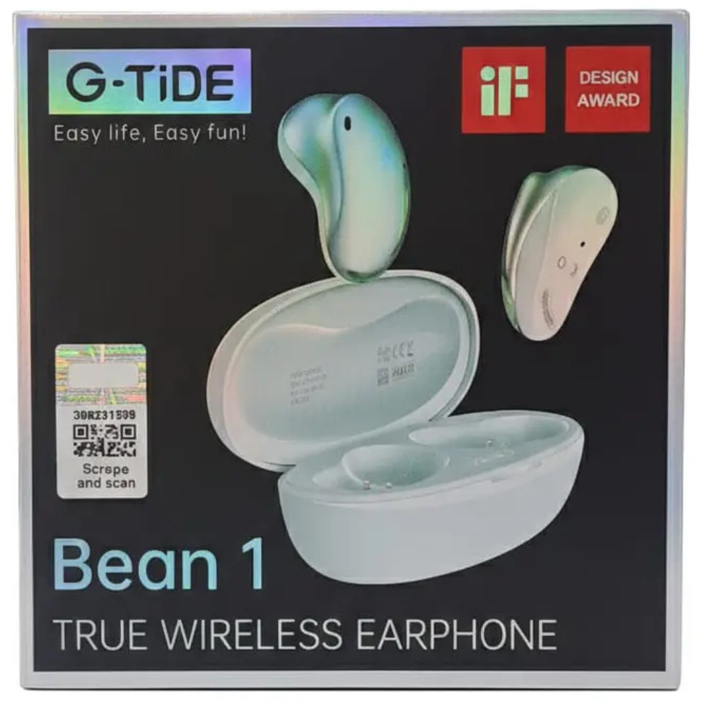 G-Tide Bean 1 Auriculares Bluetooth 5.3, Micrófono, Control Táctil y Resistencia al Sudor