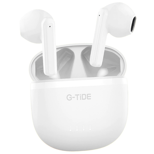 G-Tide L1  Auriculares Bluetooth 5.3, diseño ergonómico, funda de silicona