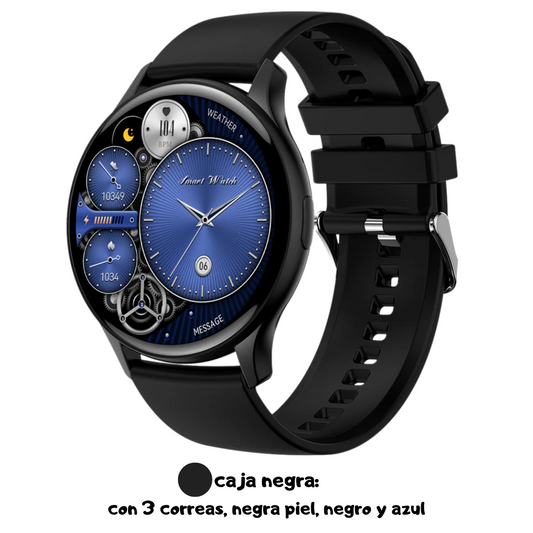 Smartwatch G-Tide R5 Responde Llamadas, Monitoreo de Salud, IP68, Mas de 100 Modos Deportivos, Negro