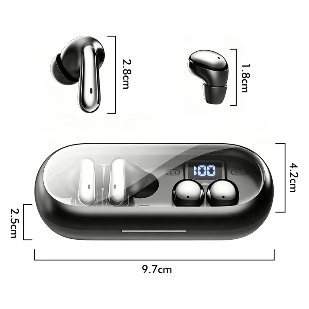 HH More T55 Pro & Mini. Dos en uno. TWS Inalámbricos Bluetooth con Control Táctil