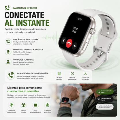 Smartwatch HONOR CHOICE Watch 2i AMOLED 1.85" con Llamadas Bluetooth