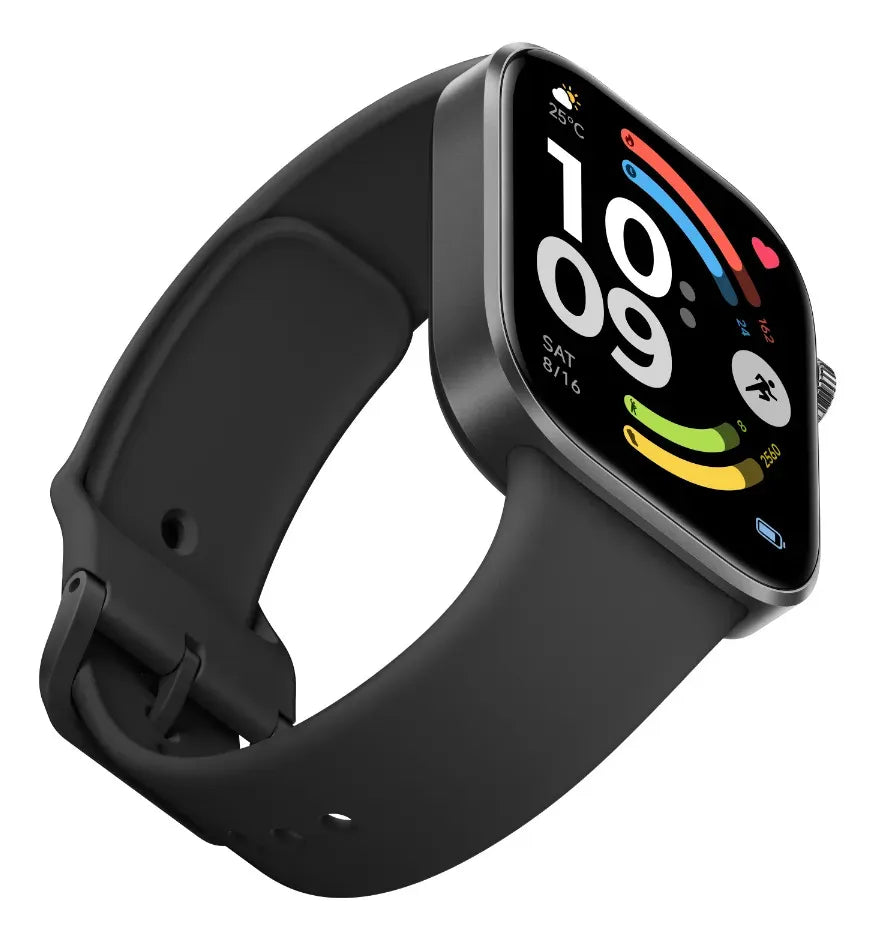 Xiaomi Redmi Watch 6 Negro Pantalla AMOLED 2.07”, GPS GNSS, 150+ Modos Deportivos y Batería Hasta 24 Días