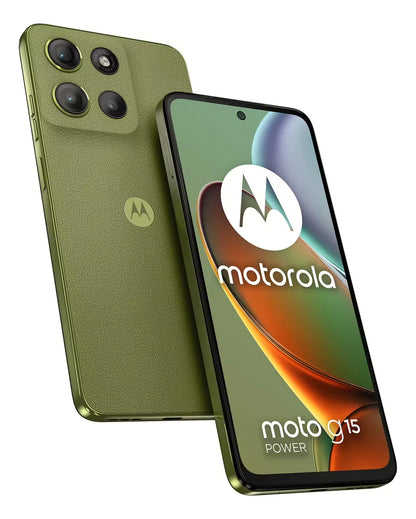 Motorola Moto G15 Power 8GB RAM 256GB – Batería 6000mAh, Pantalla 6.72” FHD+, Cámara 50MP y Dual SIM – Verde
