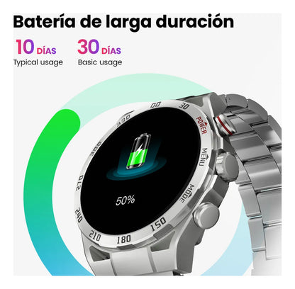 Smartwatch Reloj Filwans Gtr Bluetooth Llamada 1.43 Amoled,llamadas, notificaciones