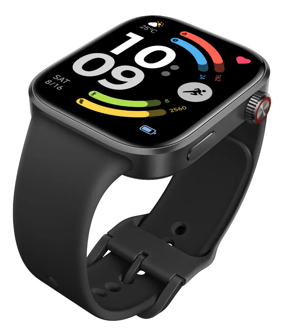 Xiaomi Redmi Watch 6 Negro Pantalla AMOLED 2.07”, GPS GNSS, 150+ Modos Deportivos y Batería Hasta 24 Días