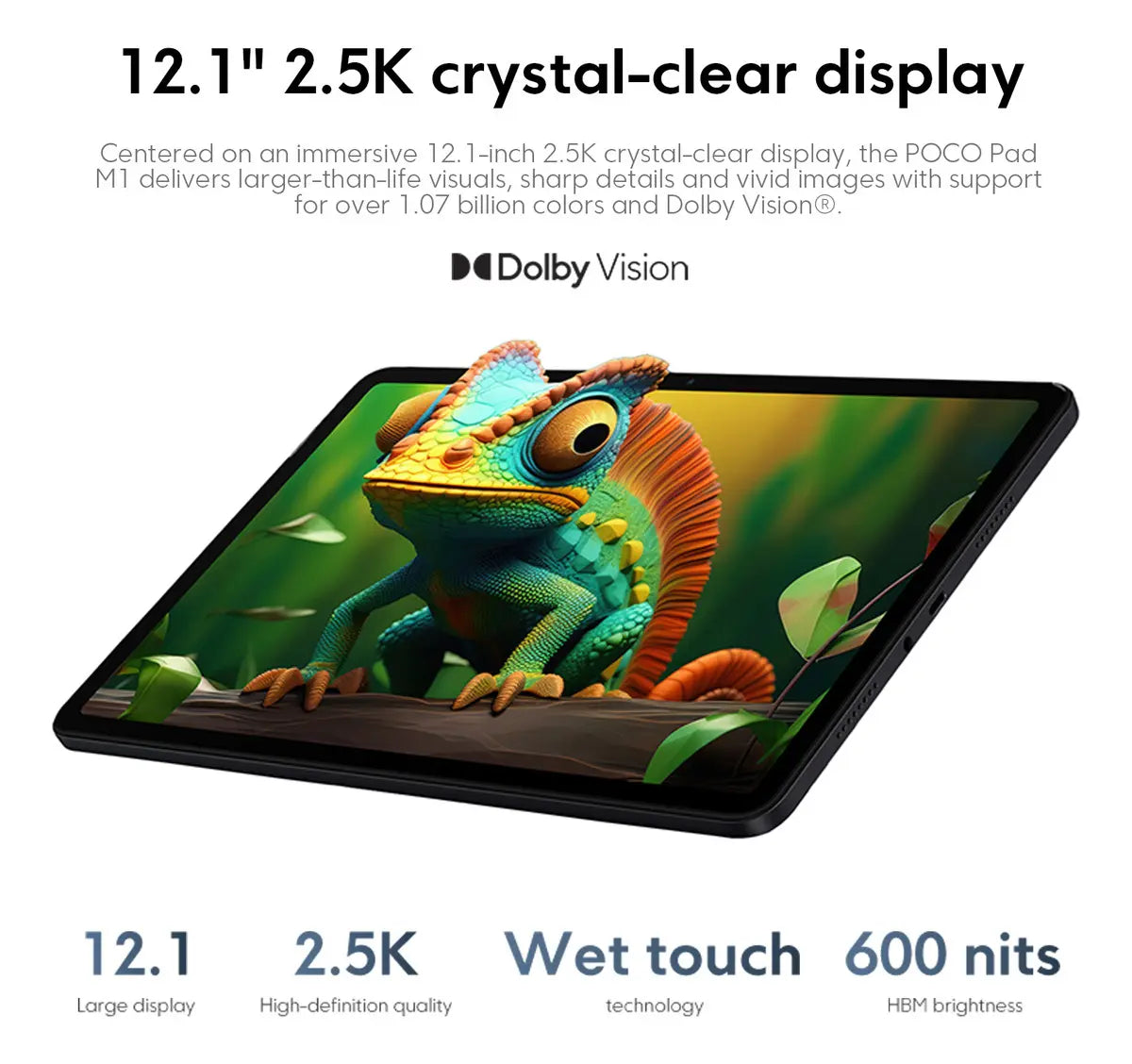 Tableta Xiaomi Poco Pad M1 12.1 256gb 8gb Color Gris