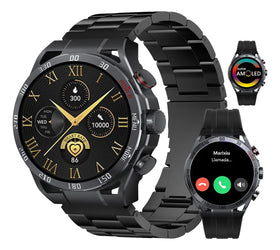 Smartwatch Filwans Gtr Amoled Bluetooth Llamadas, Mensajes.Negro