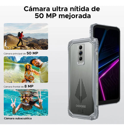 DOOGEE Blade10 Pro Energy 256GB 32GB RAM Android 15 – Celular Rugged 6150mAh 50MP Dual SIM