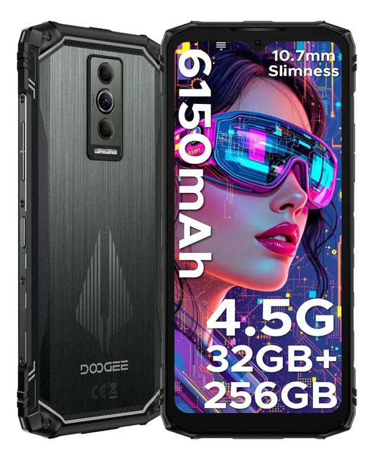 DOOGEE Blade10 Pro Energy 256GB 32GB RAM Android 15 – Celular Rugged 6150mAh 50MP Dual SIM