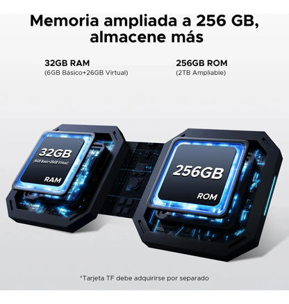 DOOGEE Blade10 Pro Energy 256GB 32GB RAM Android 15 – Celular Rugged 6150mAh 50MP Dual SIM
