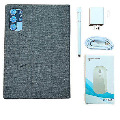 Tablet 2 en 1 Bossney B022 - 8GB RAM, 512GB + Teclado, Mouse y Funda Protectora