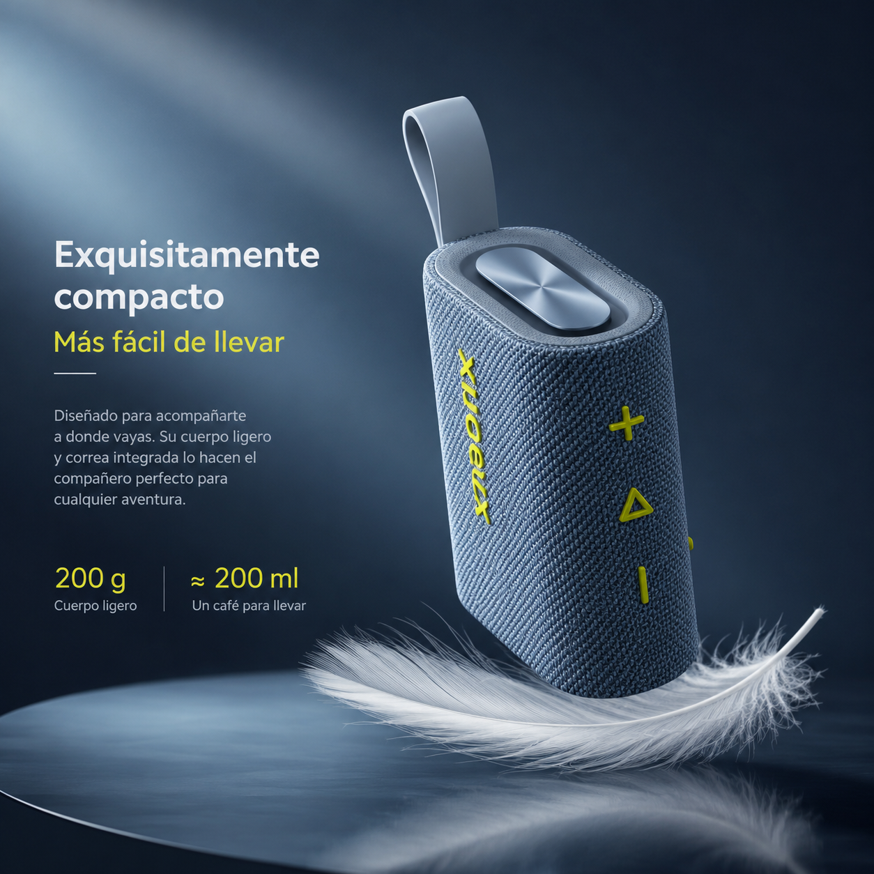 Bocina Bluetooth Xiaomi Sound Pocket 5W Portátil IP67 Bluetooth 5.4 Azul Grisáceo