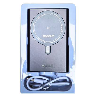 Power Bank Inalámbrico Sabala HD 608 con Carga Rápida de 15W