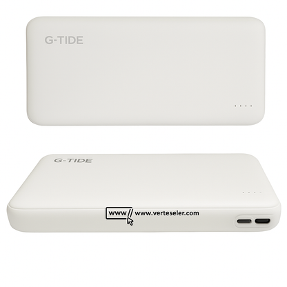Power Bank 10000Mha P1 G-tide. BLANCO