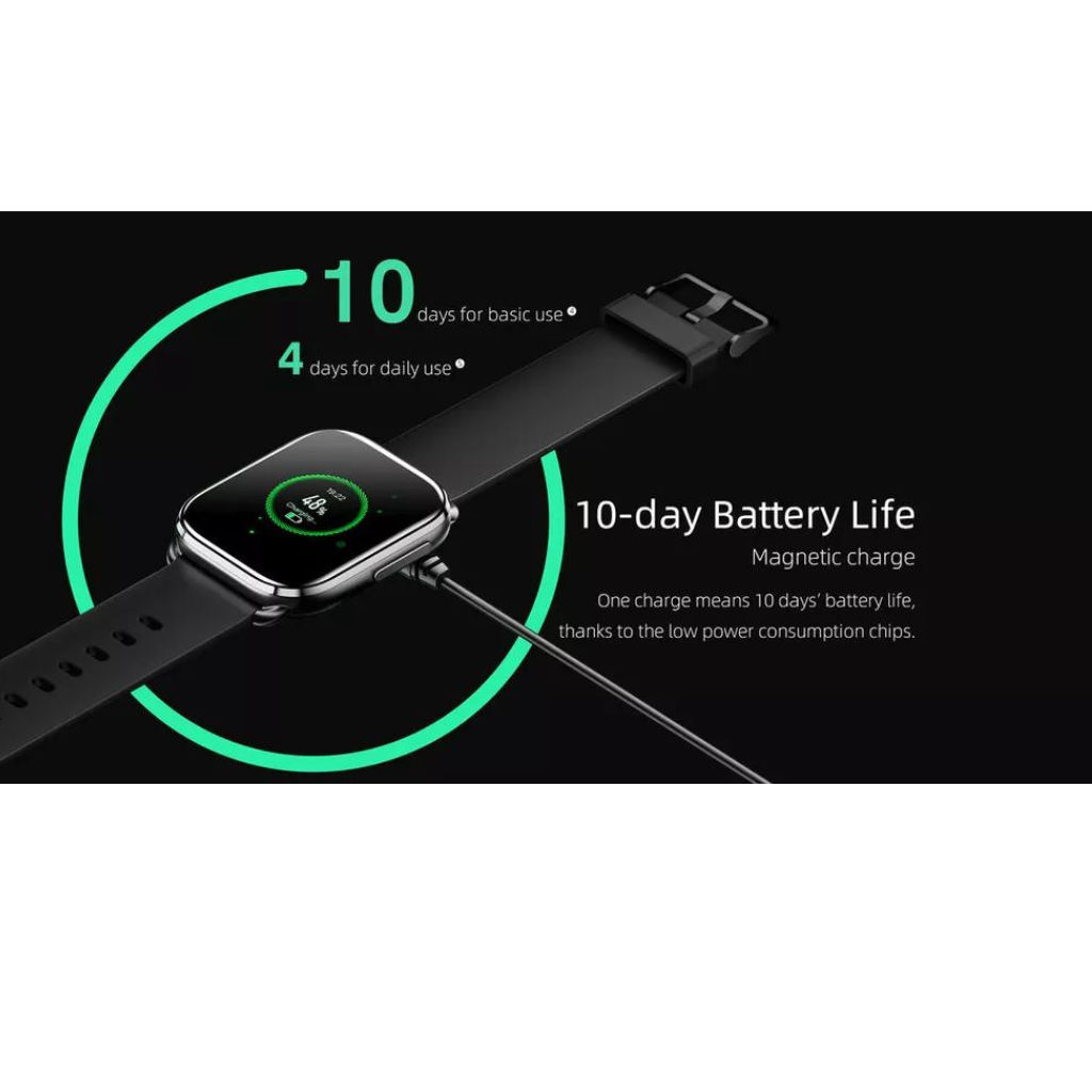 Smartband Watch Responde llamadas GS QCY, pantalla 2.02 pulgadas. Batería 10 días, notifica apps. OPEN BOX