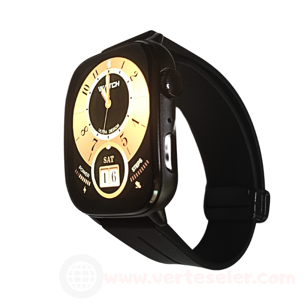 Reloj inteligente G-tide S6 pro smartwatch, pantalla curva amoled, con 3 correas y una pulsera regalo, llamadas, notificaciones