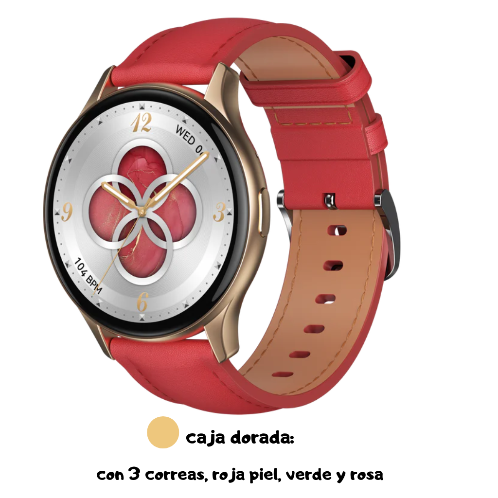 Smartwatch G-Tide R5 Responde Llamadas, Monitoreo de Salud, IP68, Mas de 100 Modos Deportivos, Negro