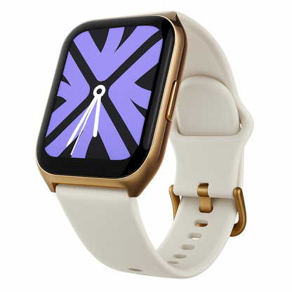Smartwatch Filwans GTS Mini Pantalla 1.85 Pulgadas 78 Modos Deportivos Llamadas Bluetooth IP68 batería 250mAh, Dorada