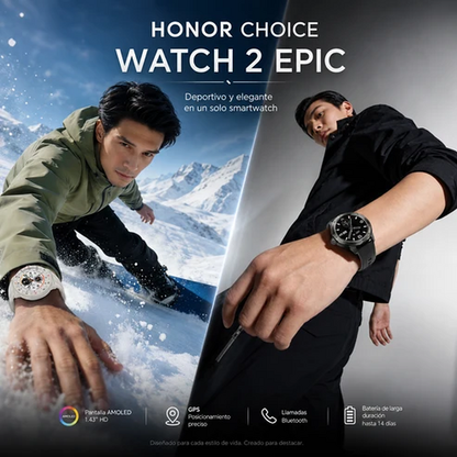 SMARWATCH HONOR CHOICE 2 EPIC AMOLED + AUDIFONOS SABALA ST-765