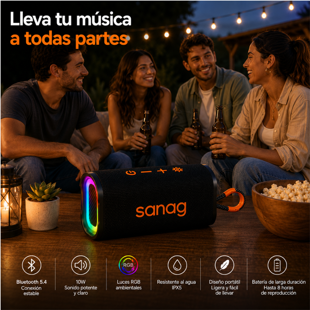 SMARWATCH HONOR CHOICE 2 EPIC AMOLED + BOCINA SANAG M15 (NEGRA)