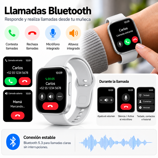 SMARTWATCH XIAOMI REDMI WATCH 6 ACTIVE (PLATA) + BOCINA SANAG M15 (BEIGE) + AUDIFONOS HH MORE T-55 (PLATA)