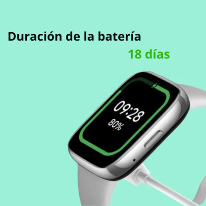 Smartwatch Xiaomi Watch 5 Active (Plata) + Bocina Xiaomi Essentials (Verde) + Audifonos inalambricos SABALA ST-765