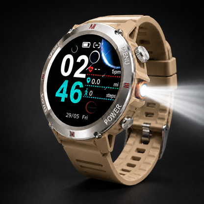 Smartwatch Bluetooth IP68 con Llamadas, Pantalla Táctil y Batería 5-7 Días