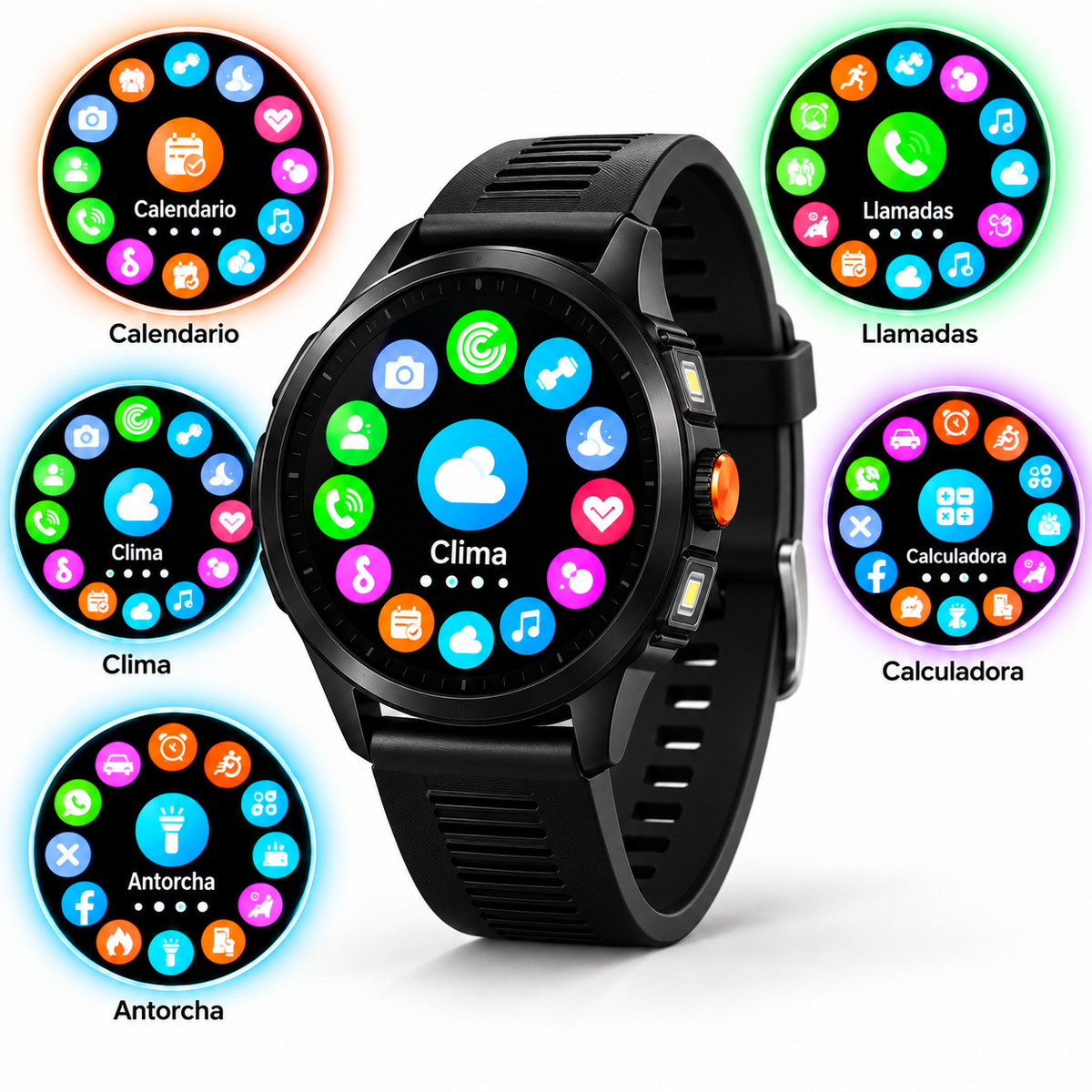 Combo TECNIQUERO NEXWATCH X5 + Audífonos G-TiDE L22 Smartwatch con Llamadas, Doble Linterna y Bluetooth 5.3