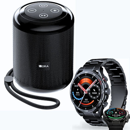 1HORA BOC062 Bocina Subwoofer y Smartwatch Filwans Gtr